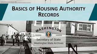 Basics of Managing Housing Authority Records