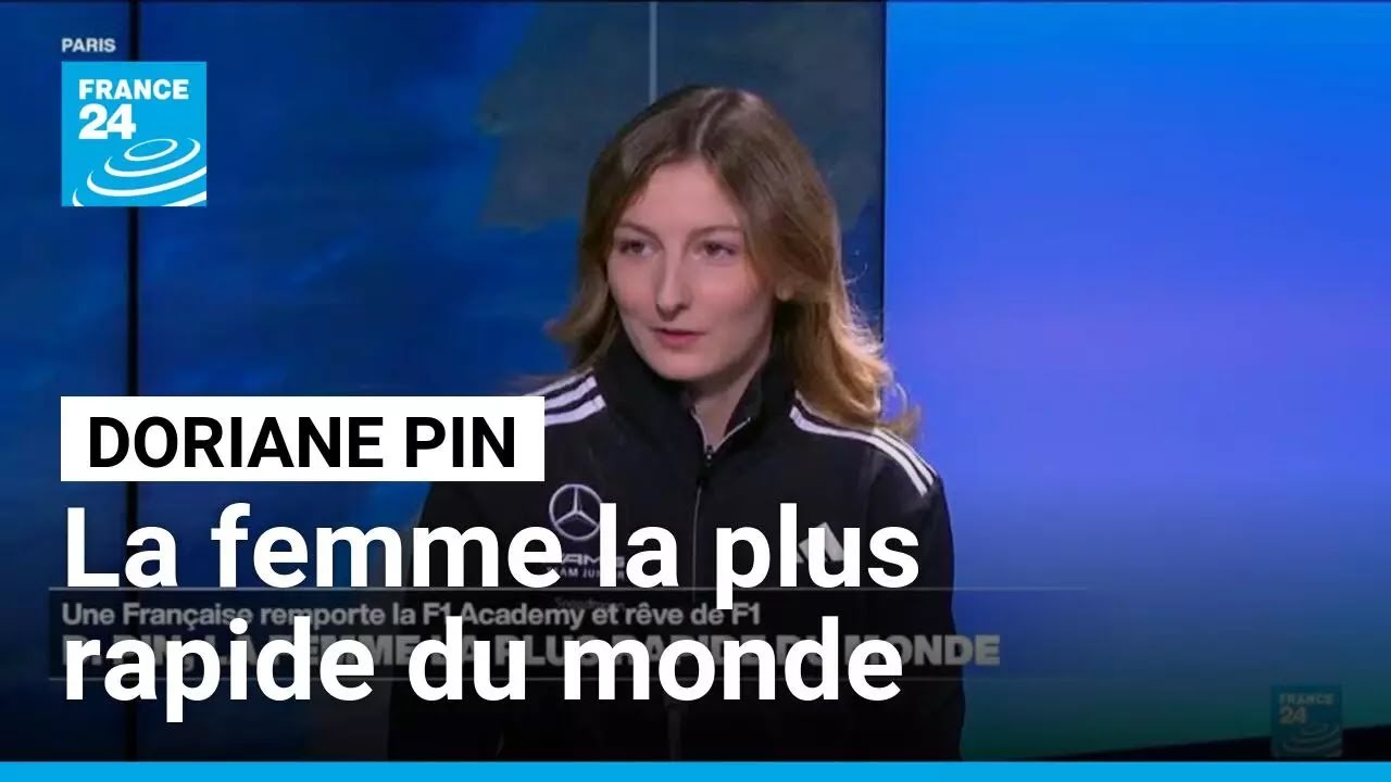 F1 Academy Doriane Pin La Femme La Plus Rapide Du Monde • France 24 