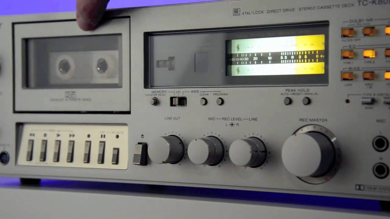 Sony TC-K 80 II Tape Deck - YouTube