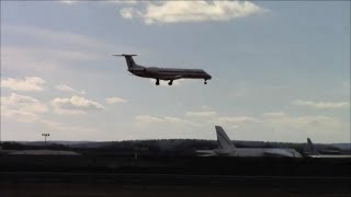 American Eagle ERJ-145 arrivng at Bradley with ATC