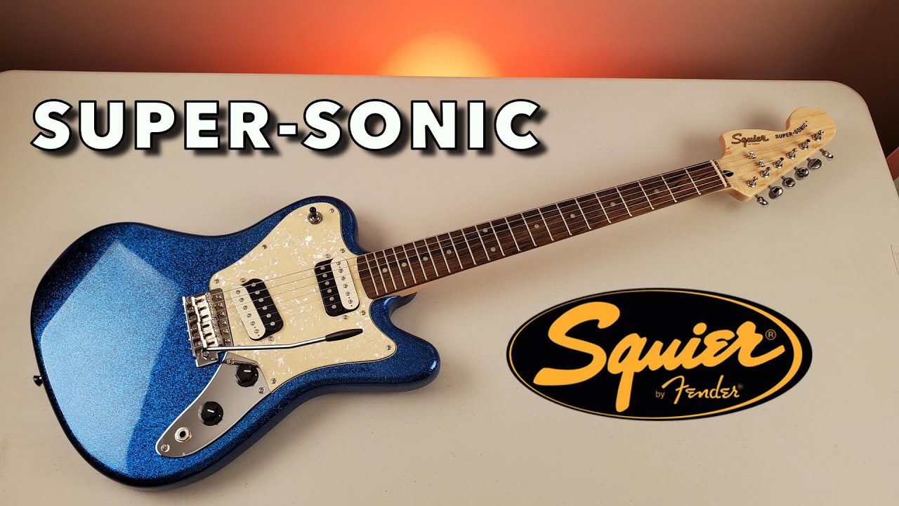 What's Super about the Squier Paranormal Super-Sonic Blue Sparkle? - Deep  Dive Review
