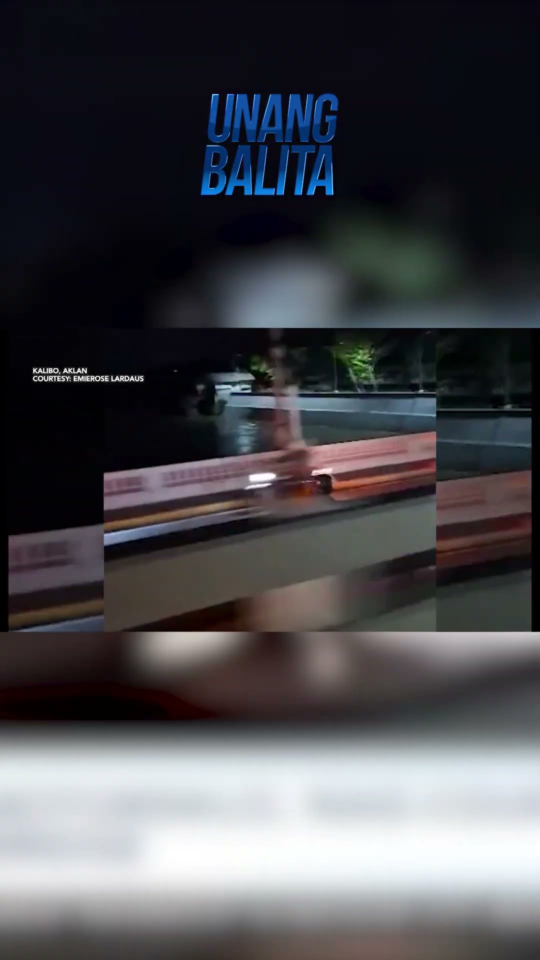 Huli-cam: Motorsiklo, nag-counterflow sa Kalibo Bridge #shorts | Unang Balita