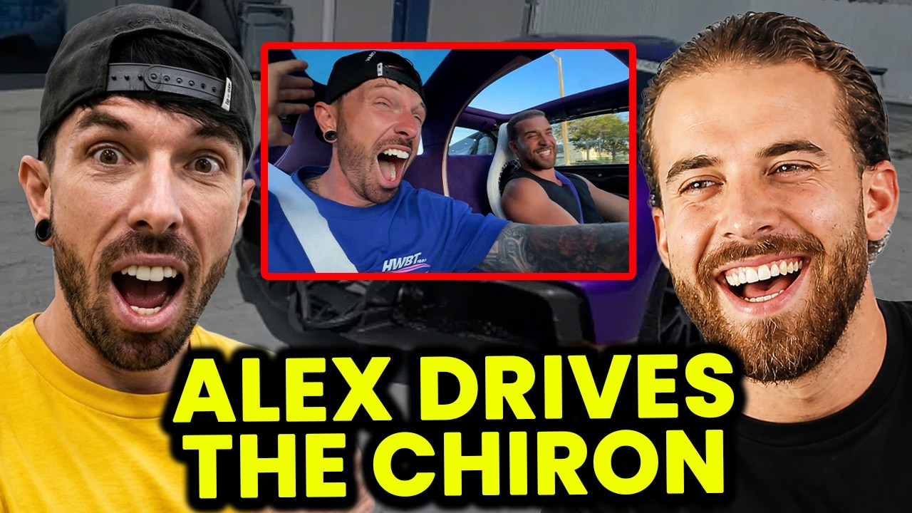 Alex Finally Drives the Rebuilt Bugatti Chiron for the First Time - YouTube