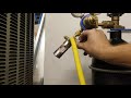 Setting up for a nitrogen purge for brazing