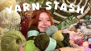 organise my YARN STASH w/me - update, moving + more 🌞🌱🧶