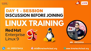 Day 1 Session - Discussion before joining Linux || RHCSA Training