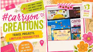 Can I Build an Entire Journal With Just What I Packed? ✈️ | Carry-On Creations #1