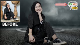 Tutorial Edit Foto Manipulasi Mudah | Picsay Pro Tutorial