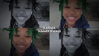 summer walker - karma [sped up]
