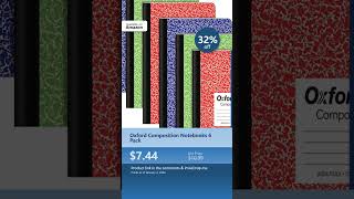 Oxford Composition Notebooks 6 Pack