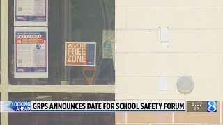 GRPS to hold community forum on school safety