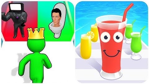 Juice Run 3Dvs  Giant Rush  3d 🪀🛑 All   Stars one year ago took  IOS, Android Gameplay Update