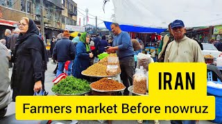 Farmers market in Anzali city before nowruz, Iranian new year,شنبه بازار انزلی قبل از عید نوروز