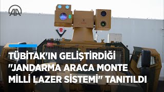 Tübi̇takın Geliştirdiği Jandarma Araca Monte Milli Lazer Sistemi Tanıtıldı