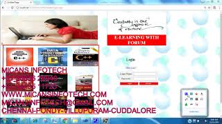 E LEARNING WITH FORUM.net projects code screenshot 1