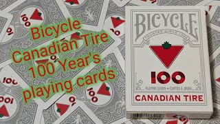 Daily deck review day 166 - Bicycle Canadian Tire 100 Years