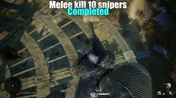 Melee kill 10 snipers - Mount Kuamar