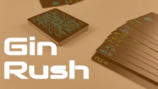 How to Play Gin Rush | a fast paced gin rummy variation | Skip Solo screenshot 3