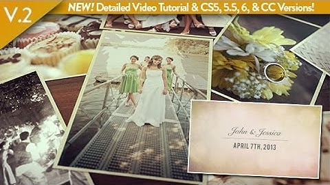 Wedding Photos Slideshow - After Effects Template