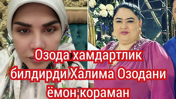 Озода Хамимани Жаназасида Халима ёмон корган