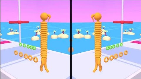 Neck stack Run 3D game 💥Mix Levels Walk through (Android,ios Mobile game)