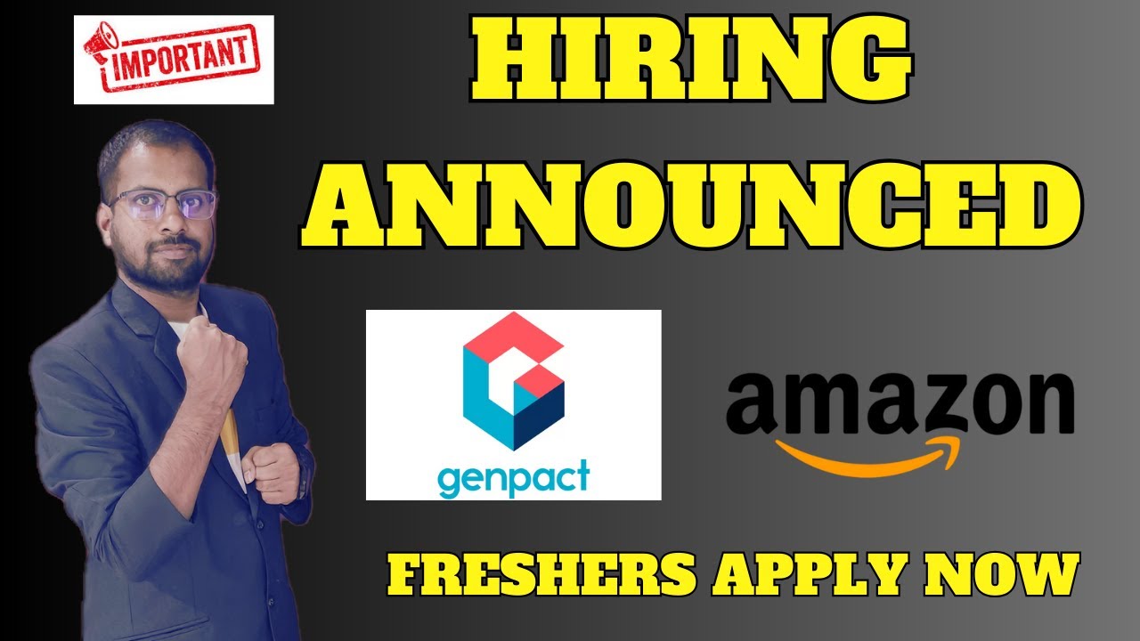 Genpact Hiring Announced For Freshers | Harman, Amazon Off Campus Drive ...