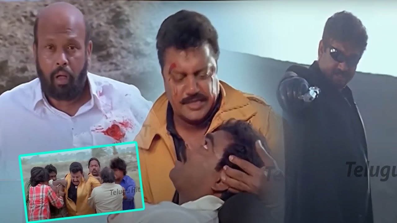 Sai Kumar Telugu Best Action Scene In Police Fight Scene | @TeluguHits8