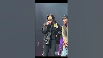 Jennie And Rosé Rapping Typa Girl Lisa Part In Newark Shorts Blackpink Jennie Jisoo Lisa Rose 