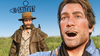 Arthur Morgan VOICE IMPRESSION Makes Whole Game LOSE IT In Red Dead Online!