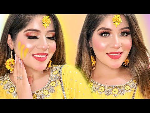 Best Hairstyle For A Wedding, Mehndi And Haldi With Floral | Hair styles,  Stylish hair, Indian bridal hairstyles