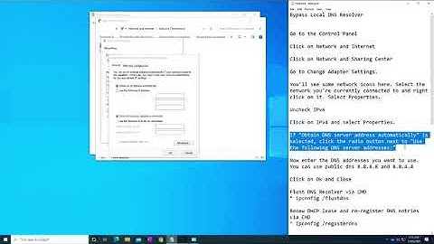 How to Bypass Local DNS