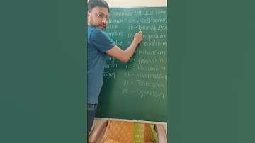 trick to learn elements between 101-118 #neet #important  #trendingshorts #motivational #viral #iit