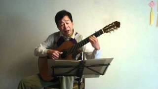 Miniatura de vídeo de "風になりたい　ボサノバ風　ギター弾き語り"