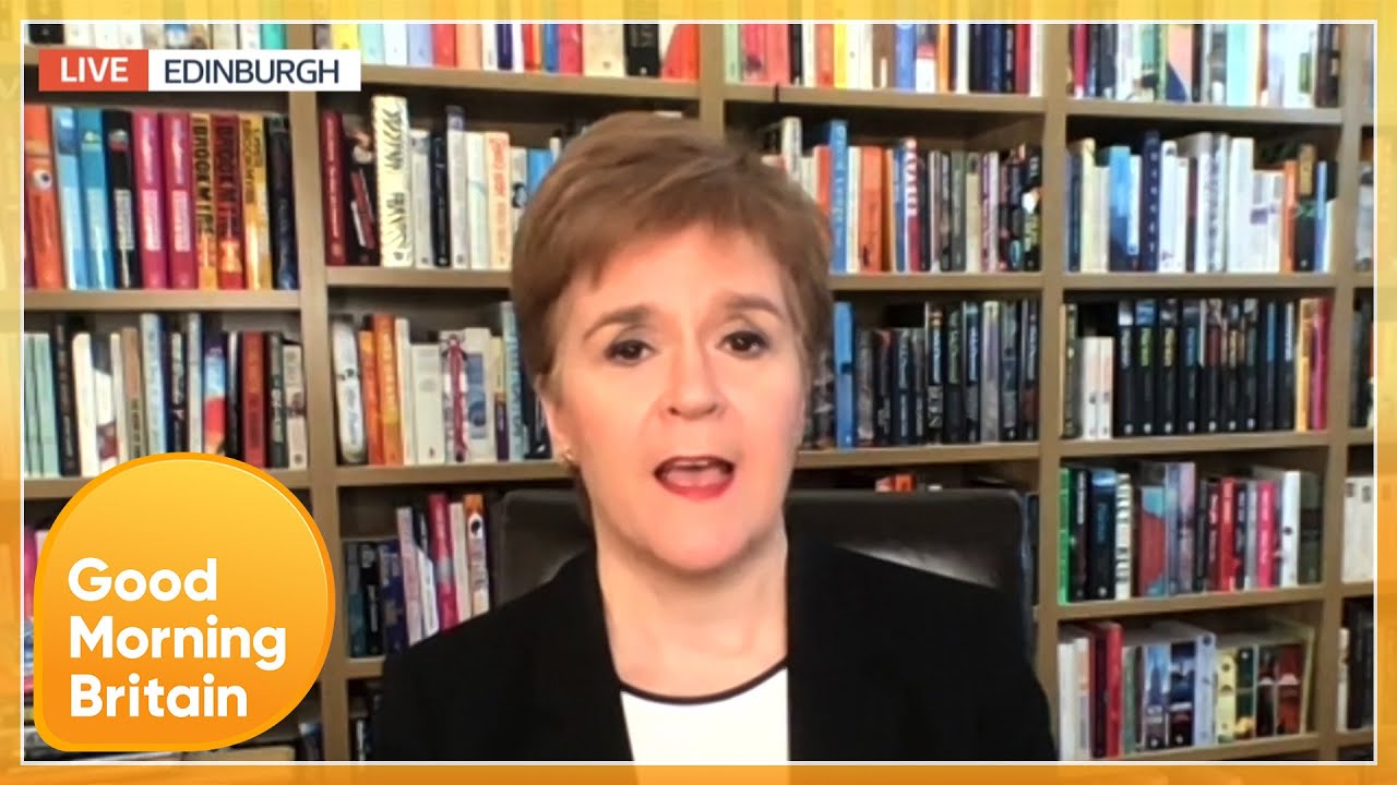 Nicola Sturgeon Calls Government GMB Boycott 'Disgraceful' | Good Morning Britain