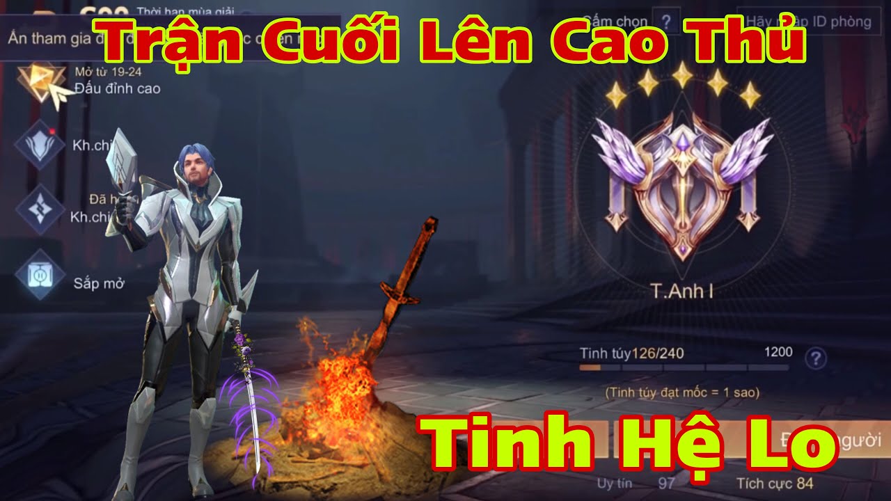 LIÊN QUÂN : Trận Cuối Lên Rank Cao Thủ Để Florentino Tinh Hệ Lo - Cái Kết Sẽ Như Nào ?