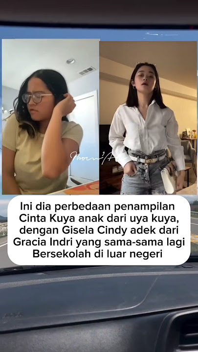 Perbedaan penampilan cinta kuya dengan gisela cindy #cintakuya #giselacindy #shortvideo