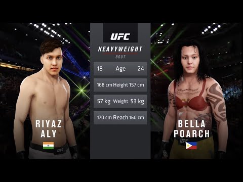 Riyaz Aly (TikTok)  vs. Bella Poarch (TikTok) (EA Sports UFC 3)
