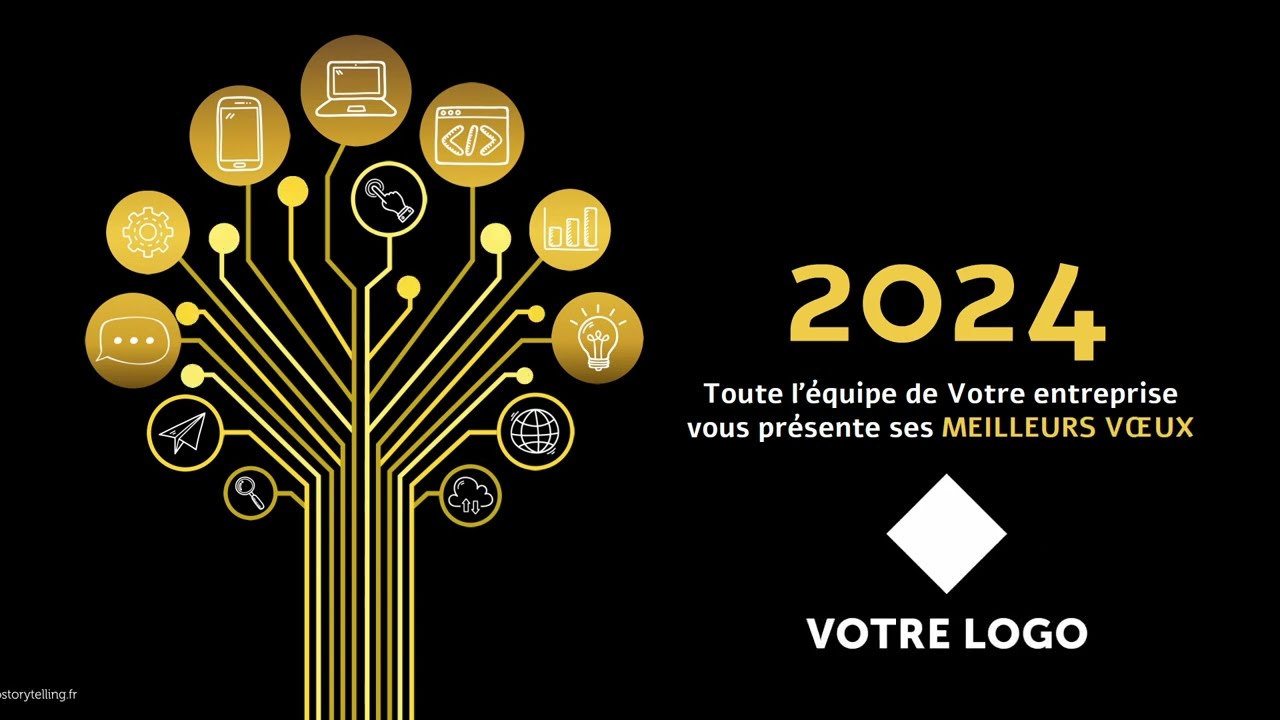 Carte de Vœux Entreprise 2024