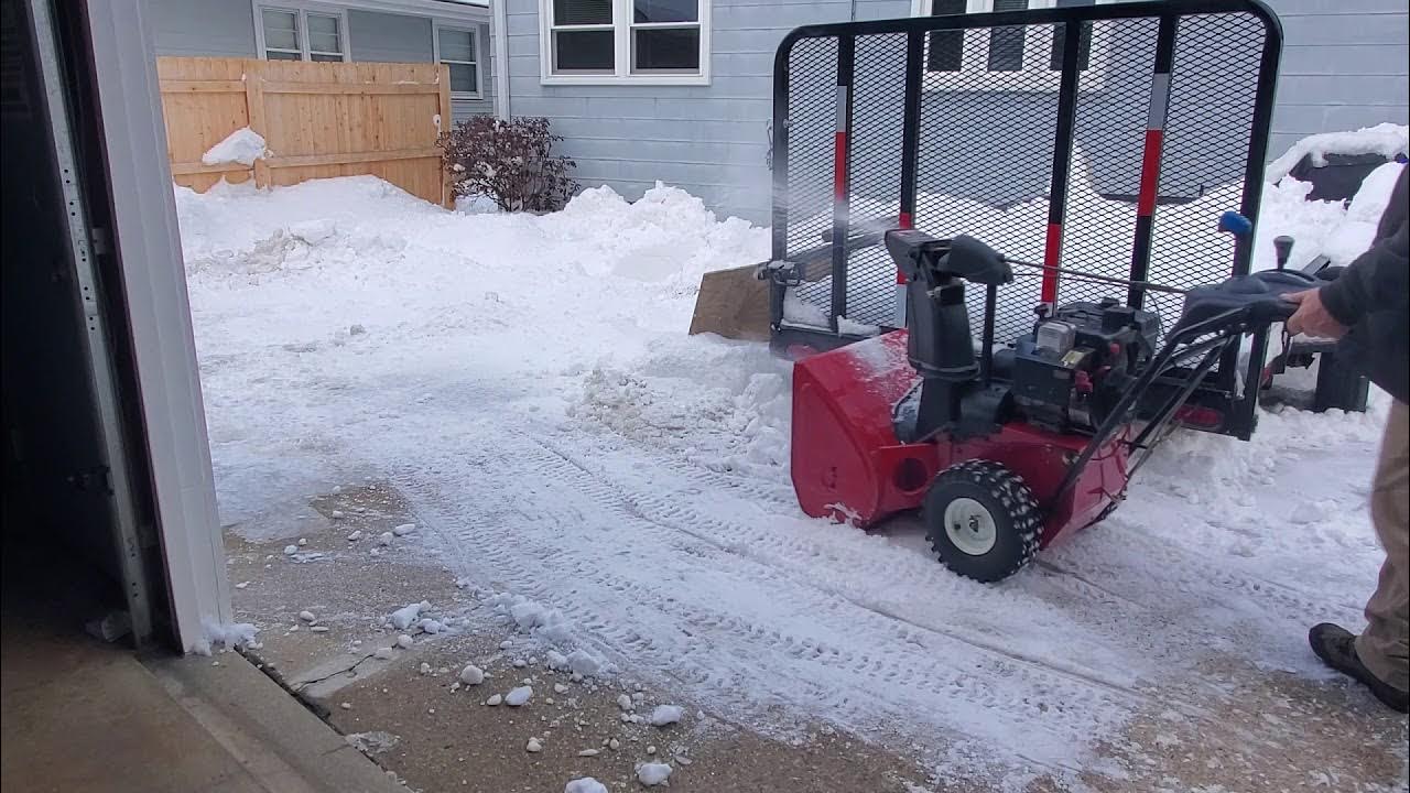 Toro 826 LE Snowblower Quick Repair Test & Load YouTube