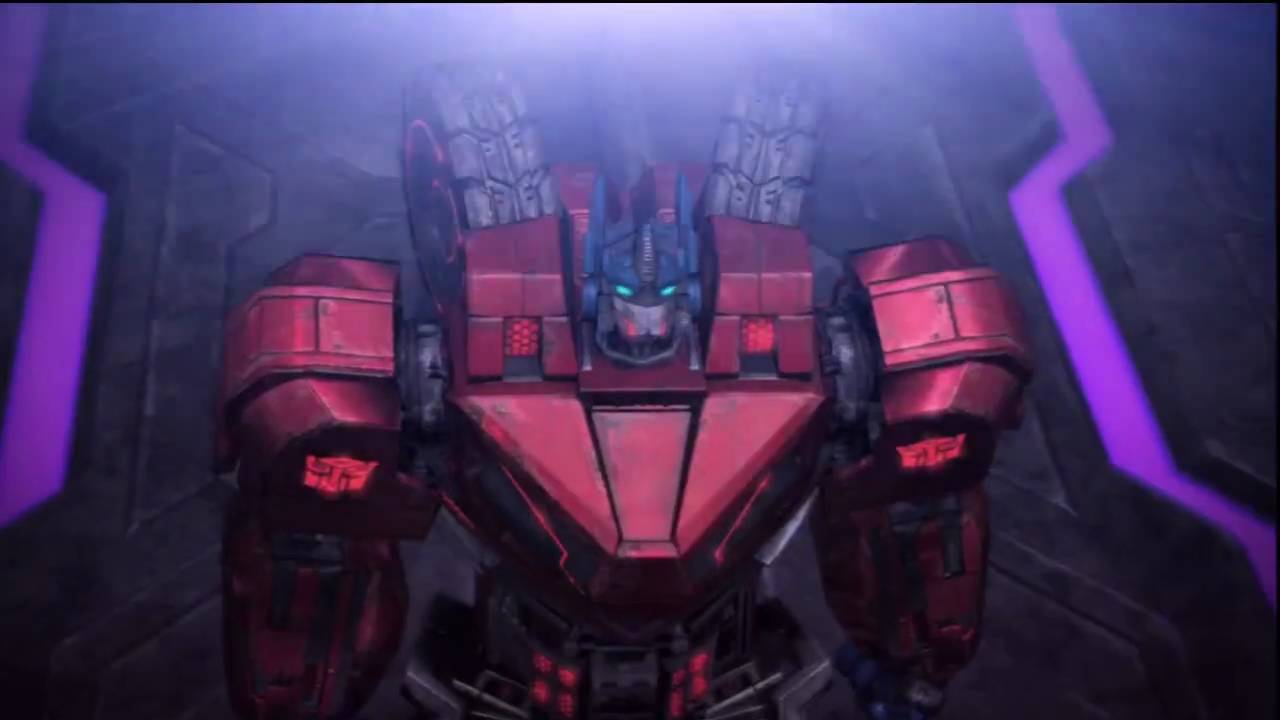 Optimus gains the Spark Transformers War For Cybertron Gameplay