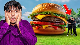 I SURPRISED ​⁠@RanaHamzaSaifRHS WITH PAKISTAN 🇵🇰 LARGEST 🤯 BURGER 🍔 | AFTER 5 MONTHS 🥹