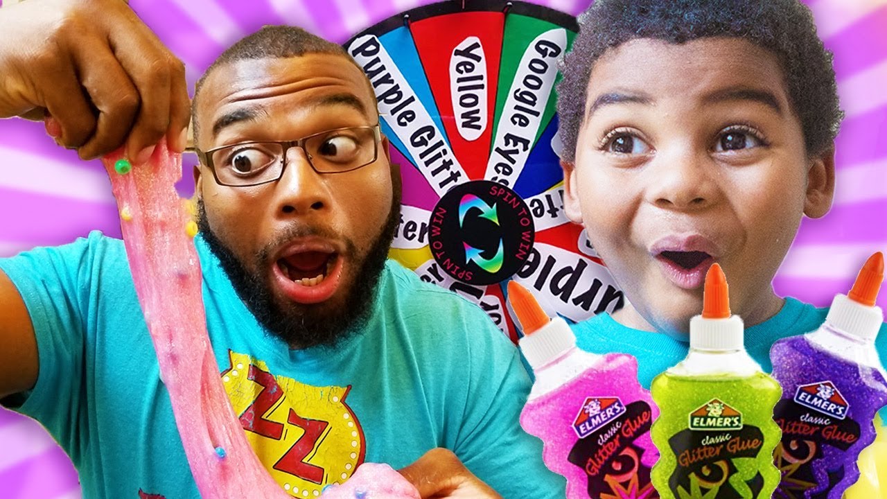 DAD VS SON MYSTERY OF SLIME SWITCH UP CHALLENGE!