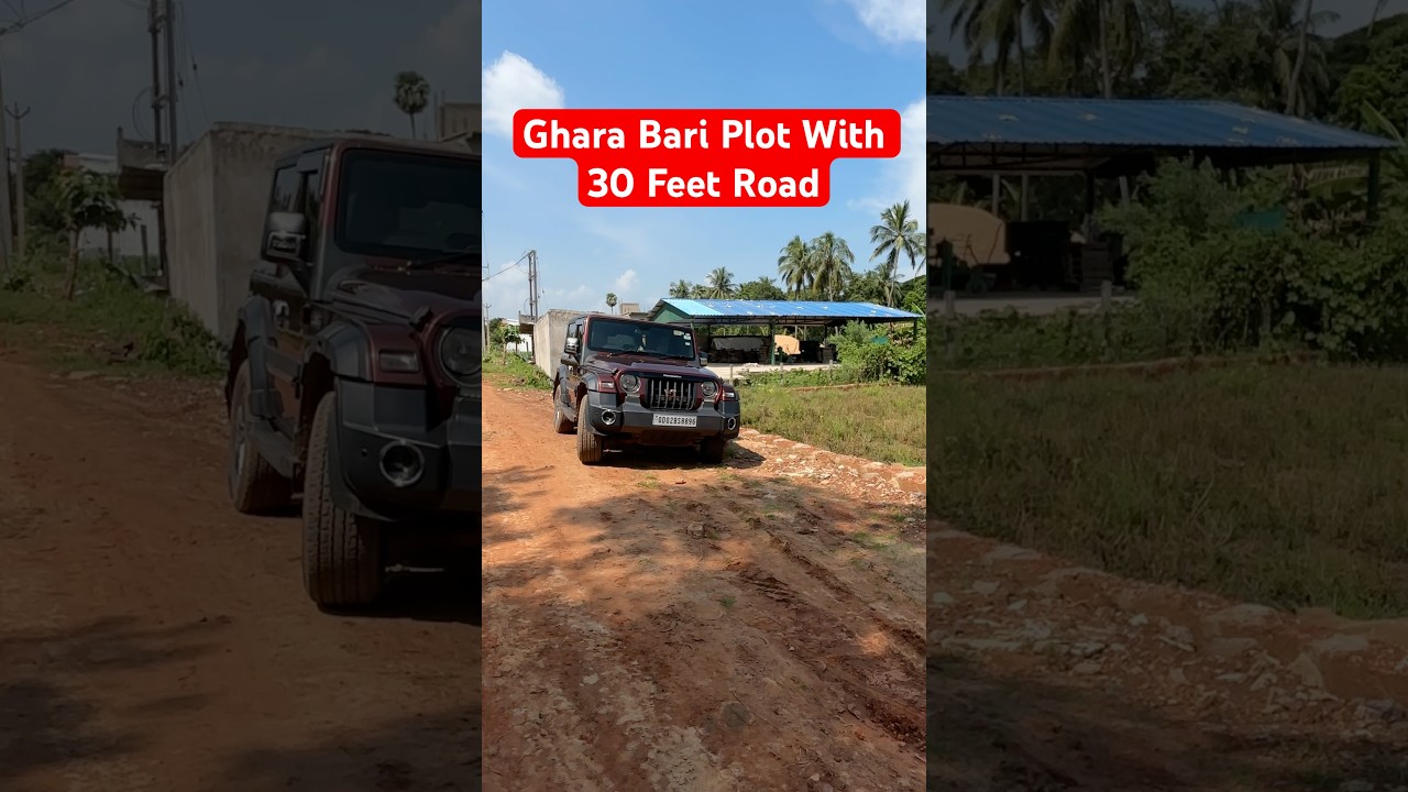 Gharabari Plot with 30 Feet Road for Sale In Bhubaneswar