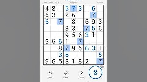 Sudoku Free Classic Puzzles Mobile | Daily Challenge August 9, 2022