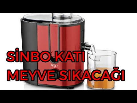 Sinbo Sj - 3143 Katı Meyve Sıkacağı | Uygun Fiyatlı Her Eve Lazım !