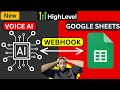 (genius) GHL Voice AI to Google Sheets - store EVERY lead automatically (Voice Ai Custom Actions)