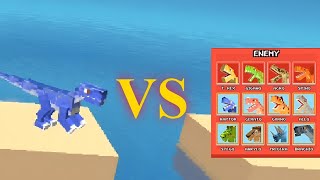 Raptor VS todos los dinosaur: android Gameplay wolkthough - blocky Dino Park Dino Arena screenshot 4