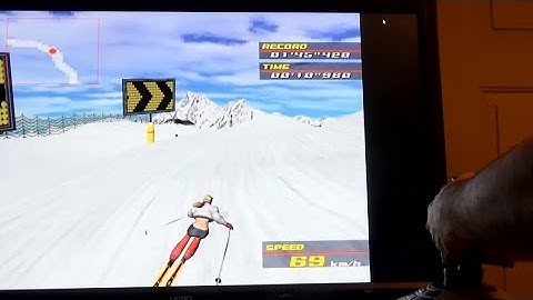 Alpine Racer 3 (PS2) with Analog Flight Stick in PCSX2