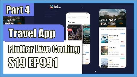 [Flutter] Flutter Live Coding EP991 (Travel Booking App Part 4)