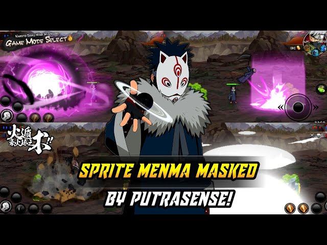 火影战记 | Naruto Senki | Sprite Menma Masked [ Naruto Mobile ] By @putrasense3885  |🔸Sprite Narsen class=